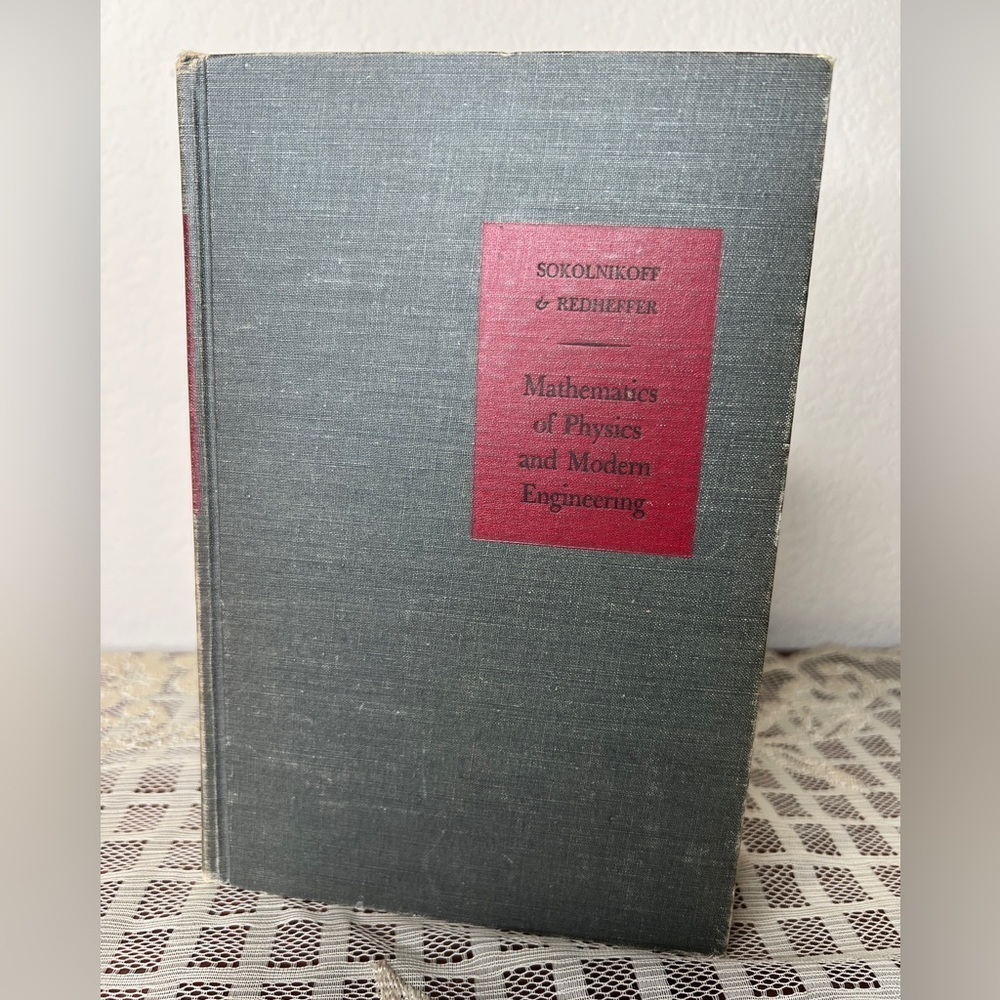 MATHEMATICS OF PHYSICS AND MODERN ENGINEERING  Sokolnifoff, Redheffer 1958